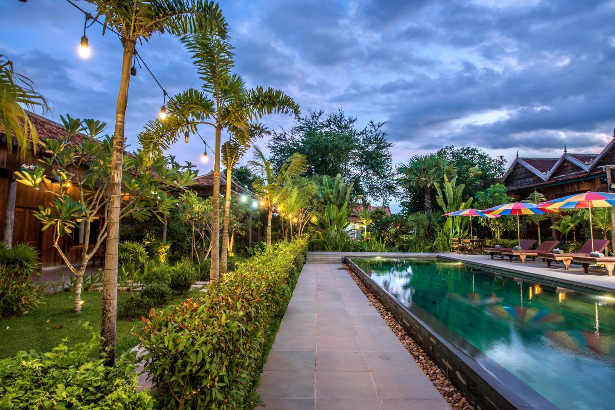 סיאם ריפ Phum Khmer Lodge - Village Cambodian Eco-Lodge מראה חיצוני תמונה