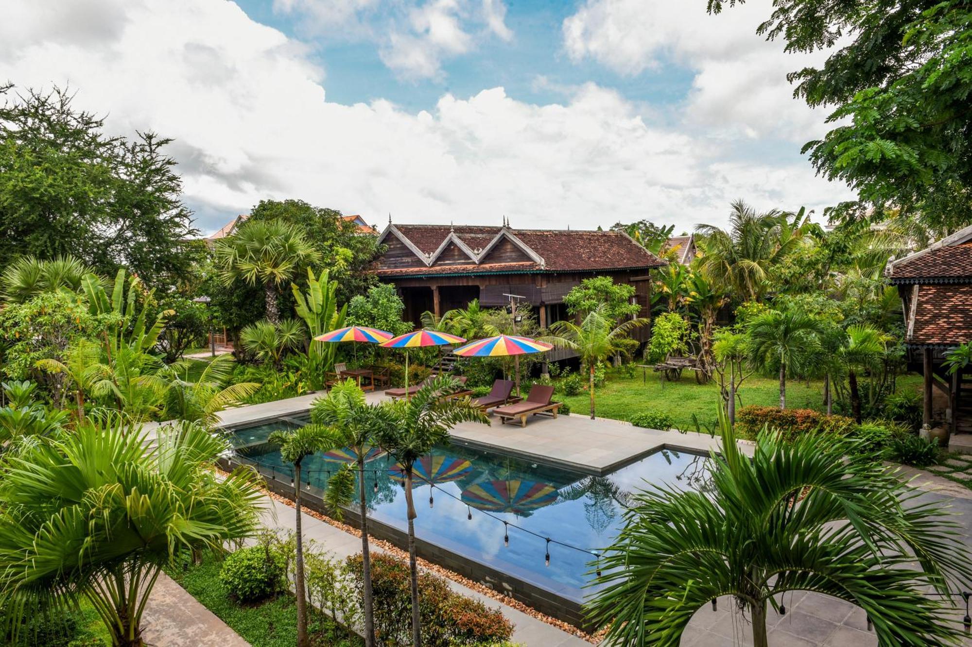 סיאם ריפ Phum Khmer Lodge - Village Cambodian Eco-Lodge מראה חיצוני תמונה
