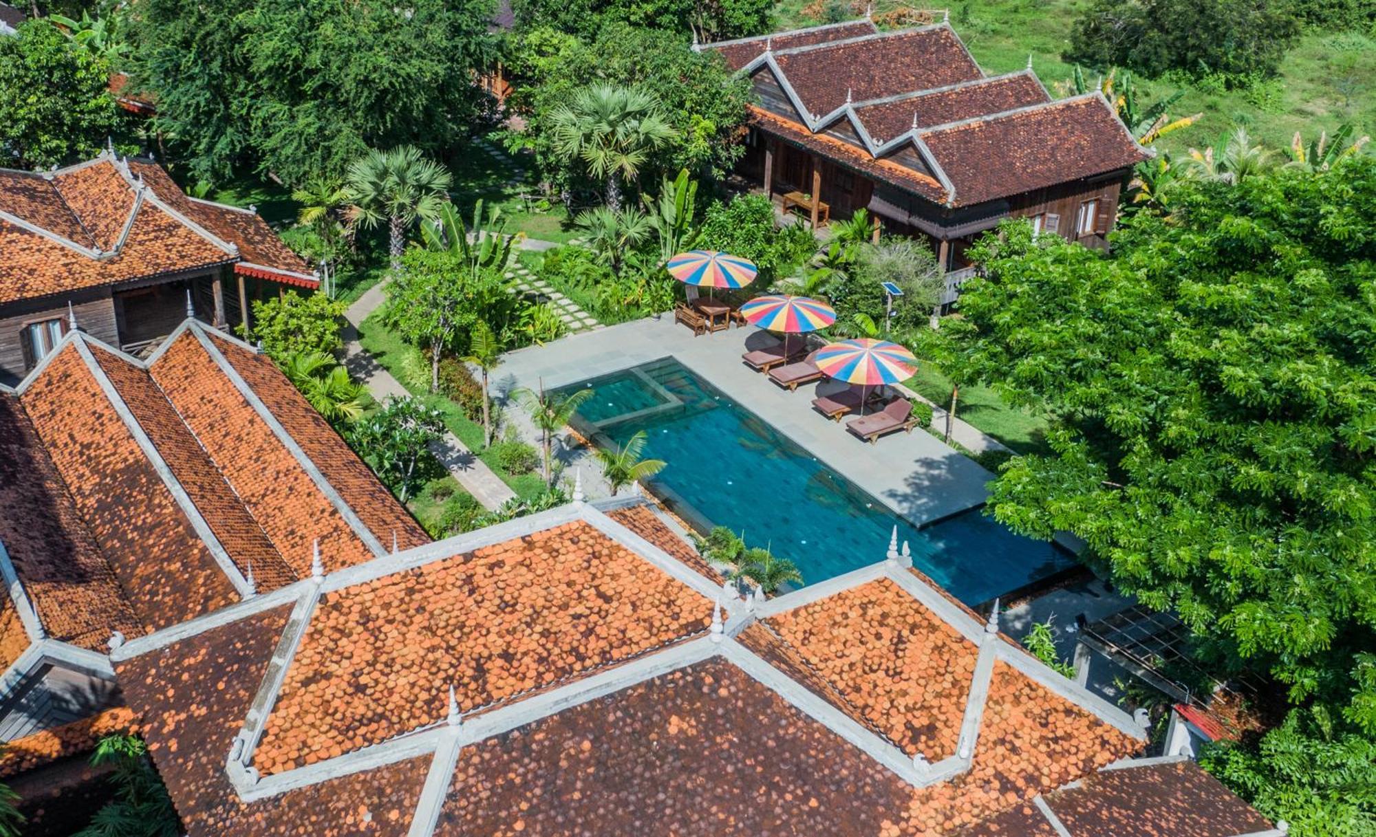 סיאם ריפ Phum Khmer Lodge - Village Cambodian Eco-Lodge מראה חיצוני תמונה