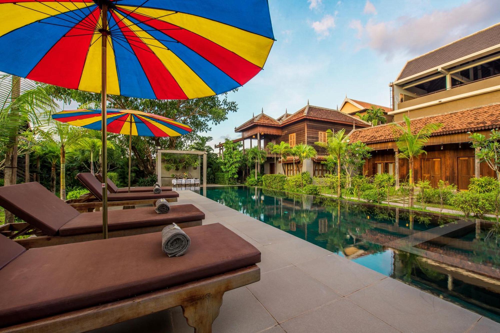 סיאם ריפ Phum Khmer Lodge - Village Cambodian Eco-Lodge מראה חיצוני תמונה